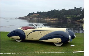 1937 Delahaye 135 Figoni et Falaschi Torpedo Cabriolet Side View