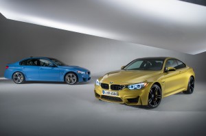 BMW M3 Sedan and M4 Coupe front and side view