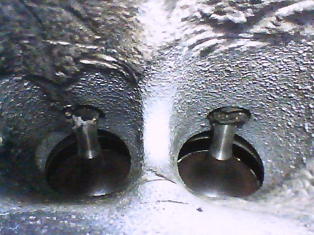 Mini inlet valve post walnut blast