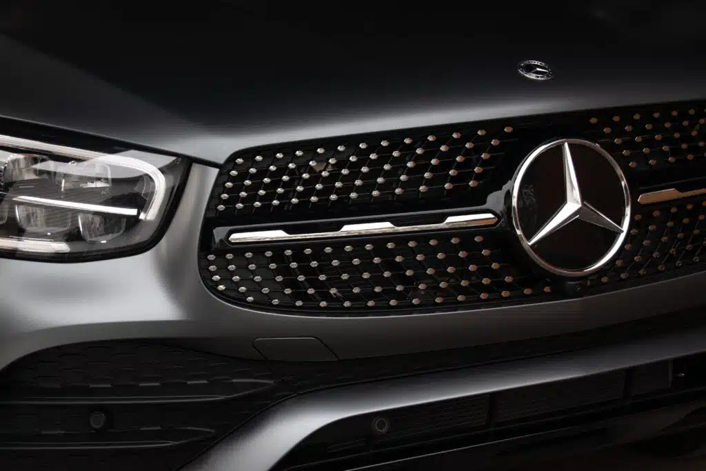 Mercedes up-close